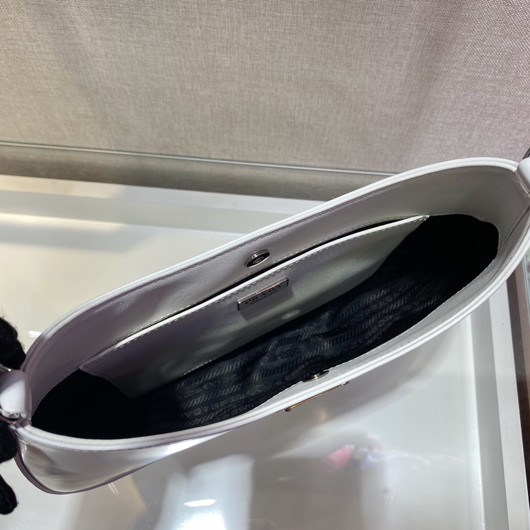 Prada Cleo brushed leather shoulder bag