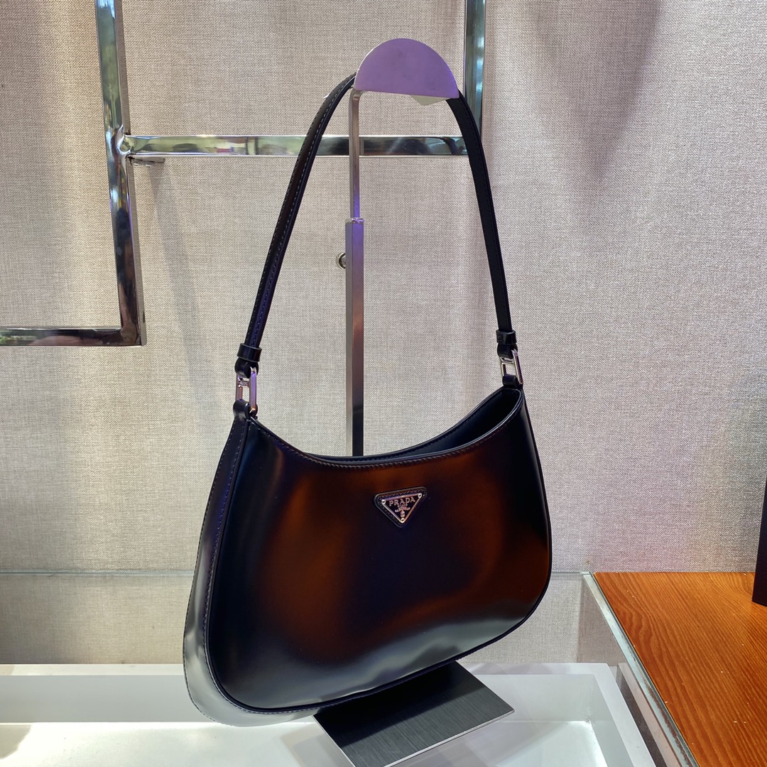 Prada Cleo brushed leather shoulder bag