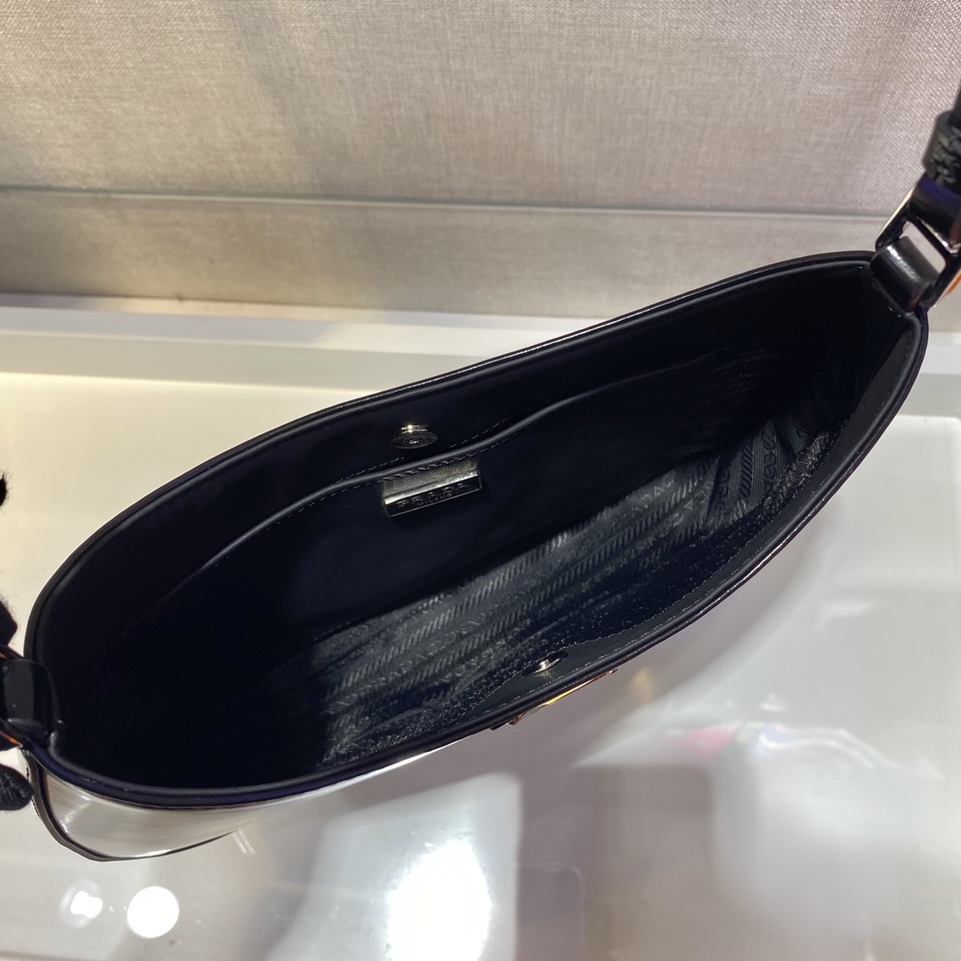 Prada Cleo brushed leather shoulder bag