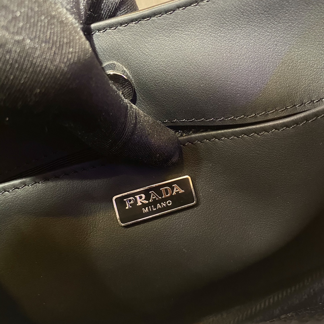Prada Cleo brushed leather shoulder bag