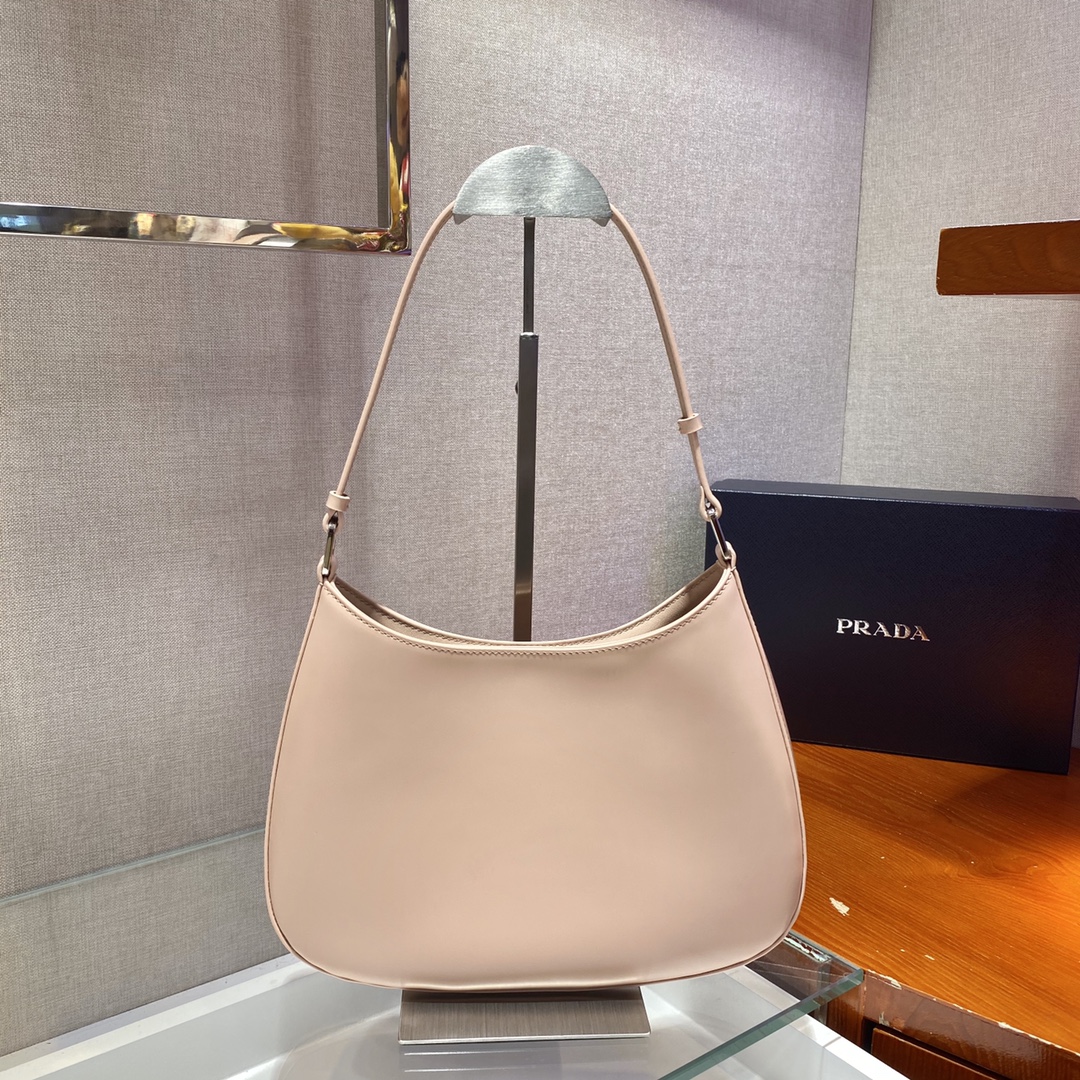 Prada Cleo brushed leather shoulder bag
