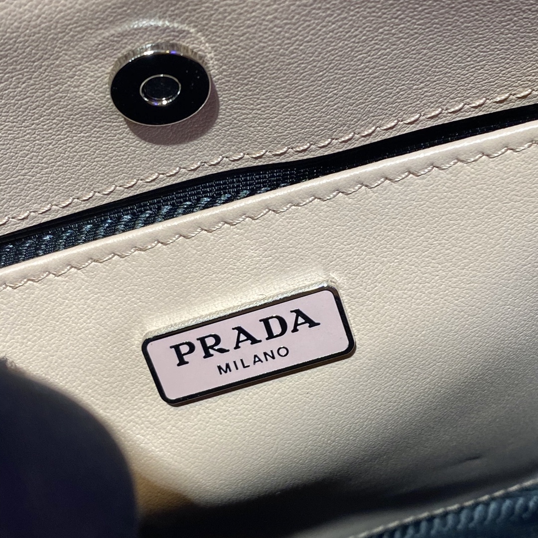 Prada Cleo brushed leather shoulder bag
