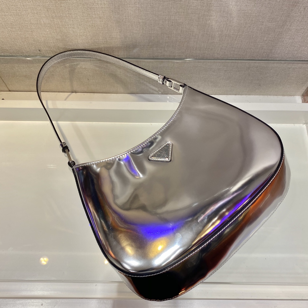 Prada Cleo brushed leather shoulder bag