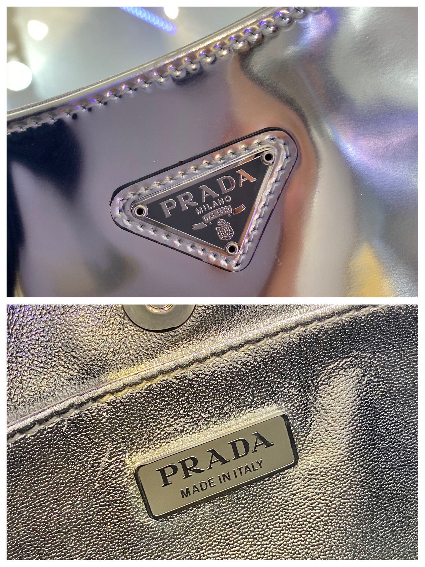 Prada Cleo brushed leather shoulder bag