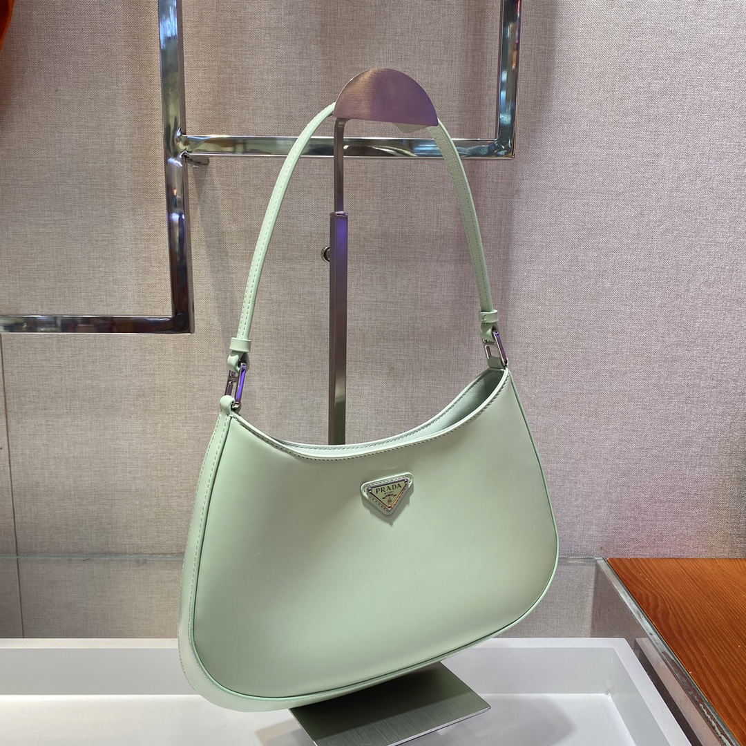 Prada Cleo brushed leather shoulder bag