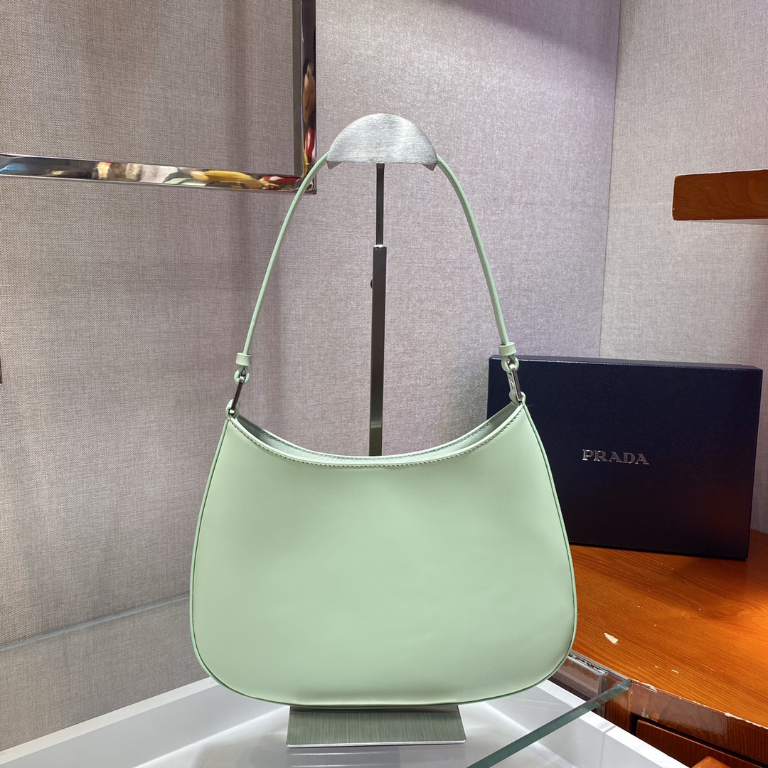 Prada Cleo brushed leather shoulder bag