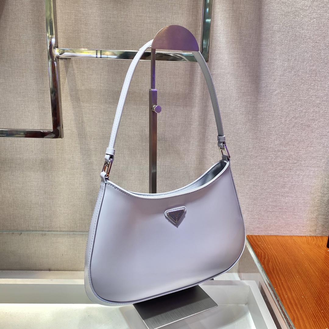 Prada Cleo brushed leather shoulder bag