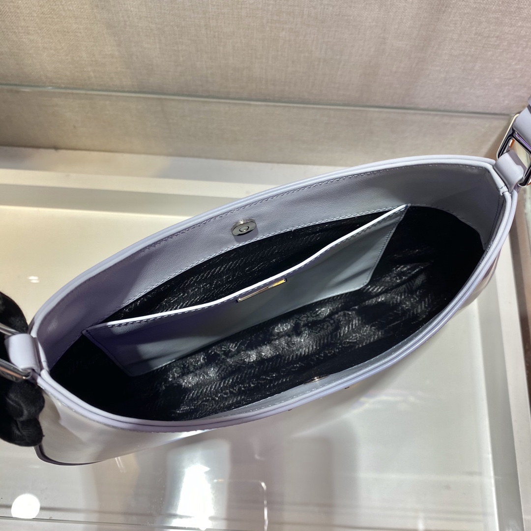 Prada Cleo brushed leather shoulder bag