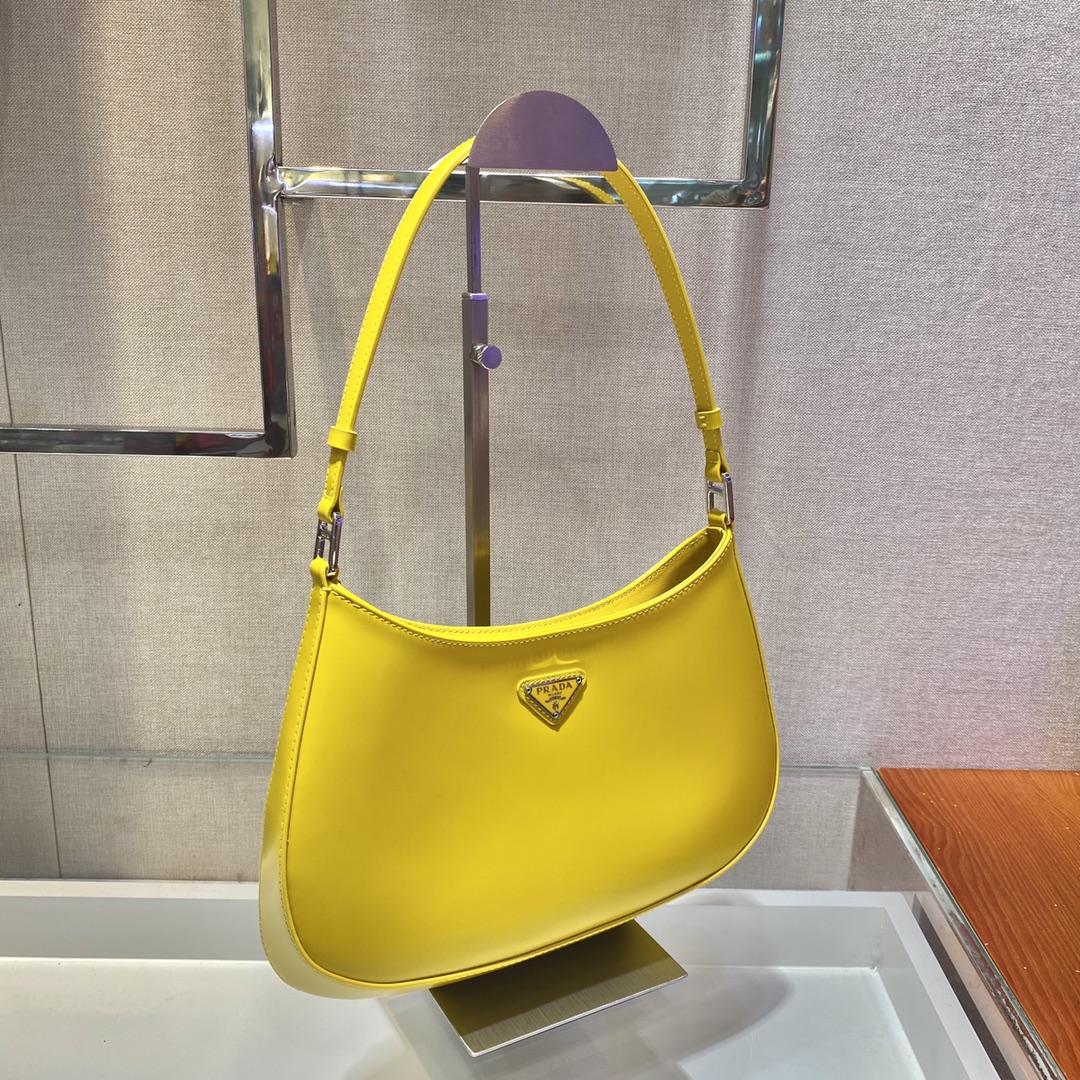 Prada Cleo brushed leather shoulder bag
