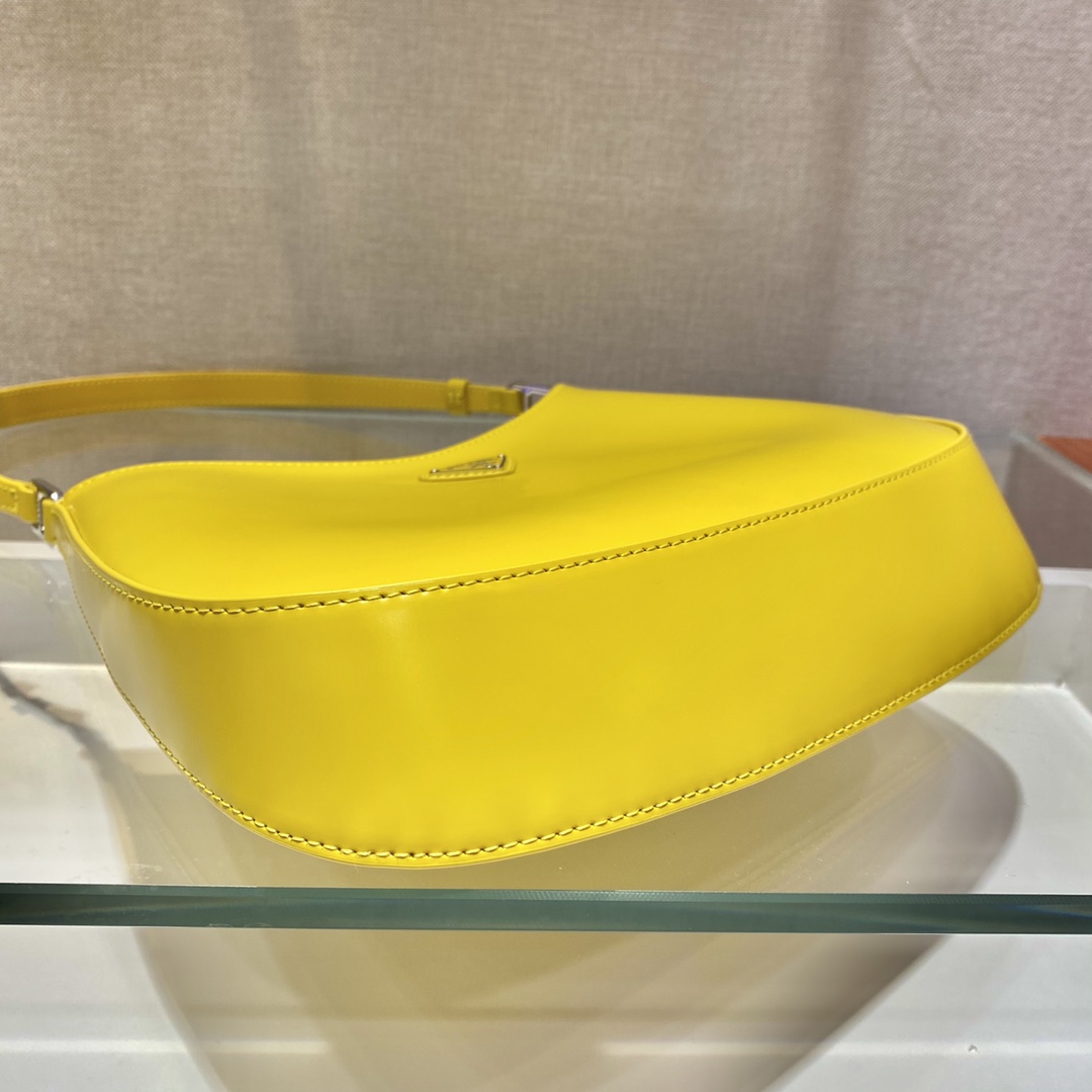 Prada Cleo brushed leather shoulder bag