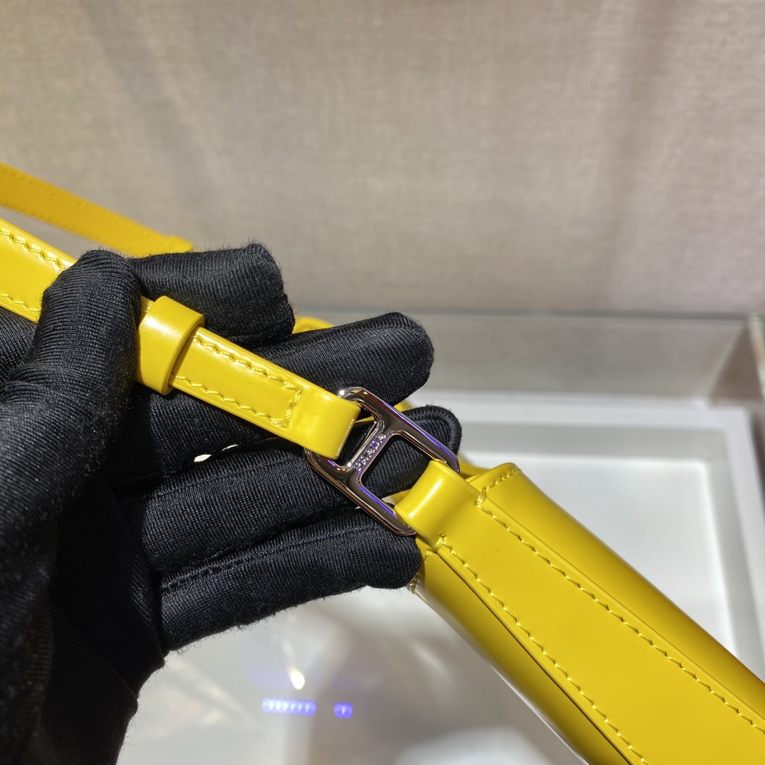 Prada Cleo brushed leather shoulder bag