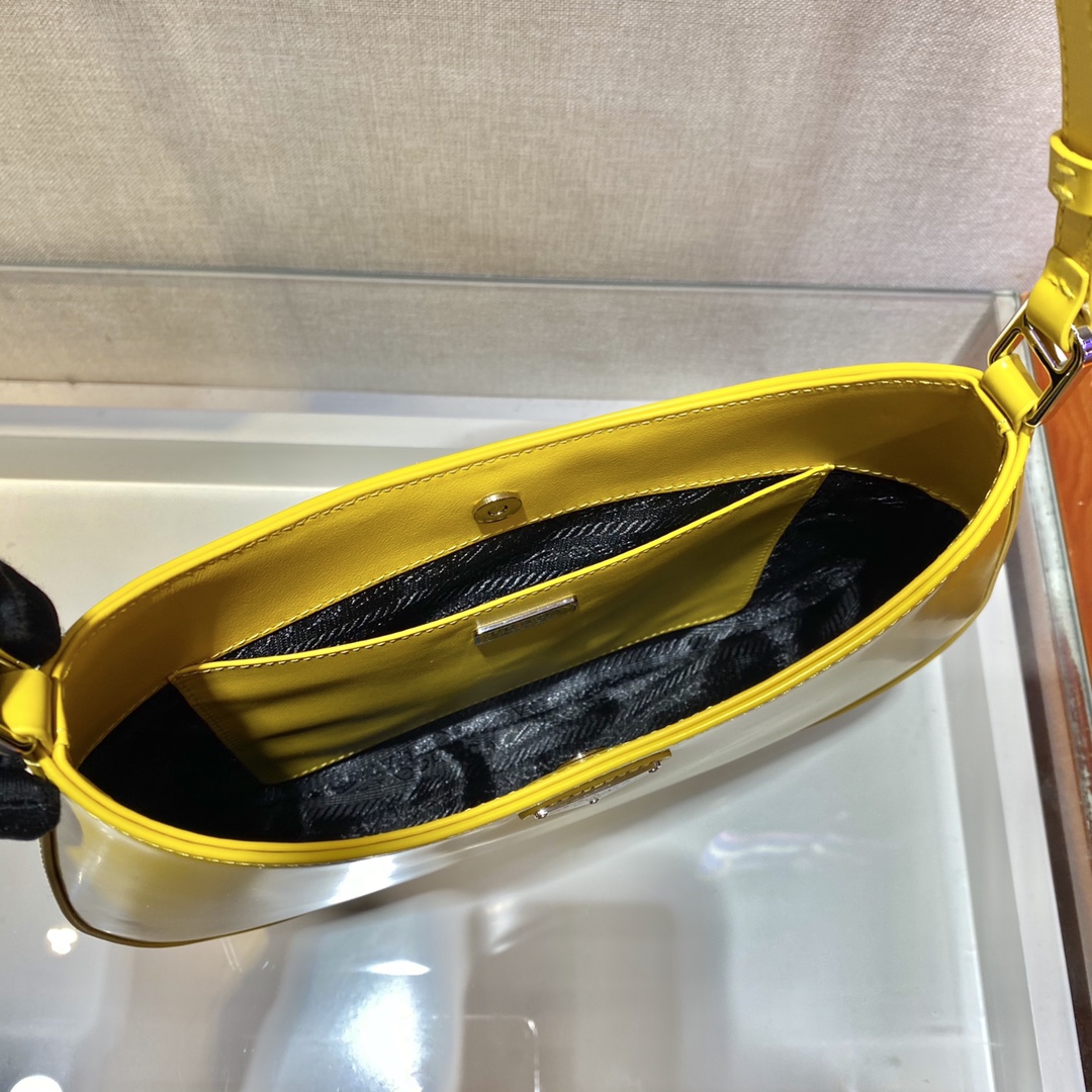 Prada Cleo brushed leather shoulder bag