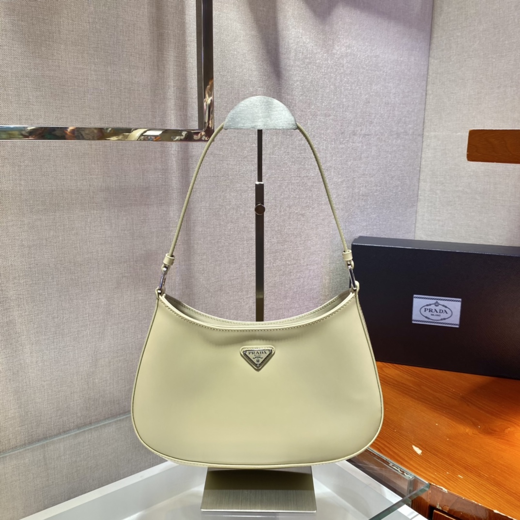 Prada Cleo brushed leather shoulder bag