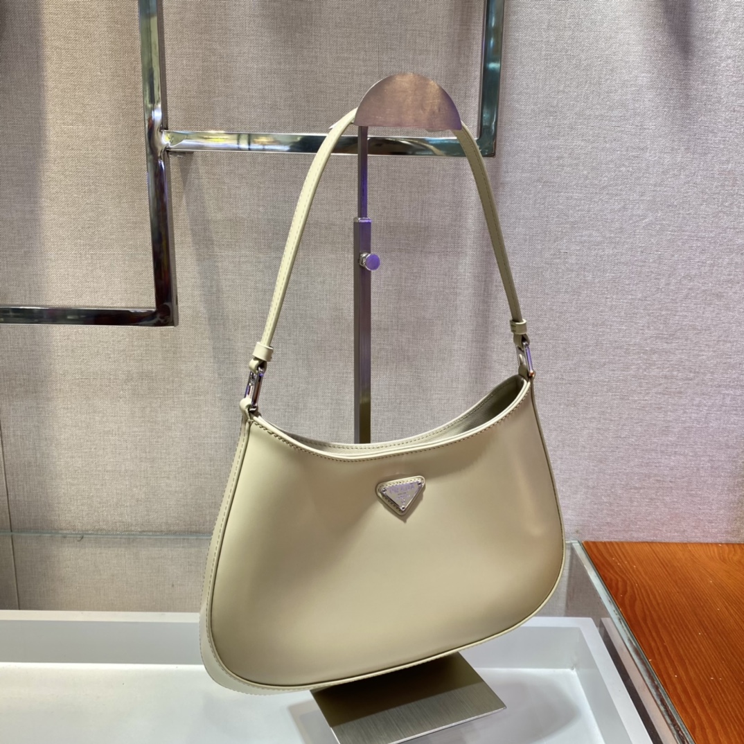 Prada Cleo brushed leather shoulder bag