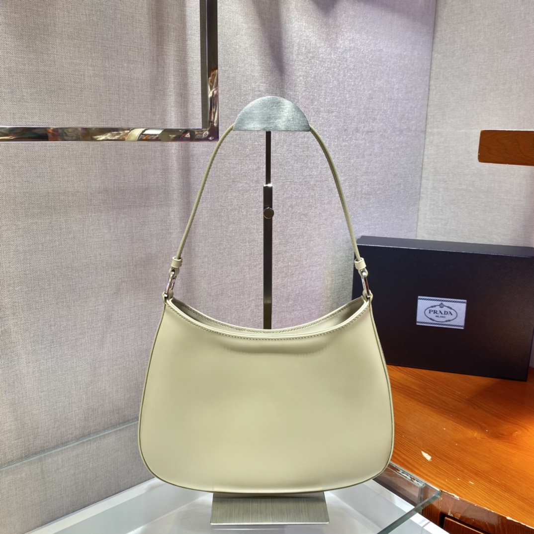 Prada Cleo brushed leather shoulder bag