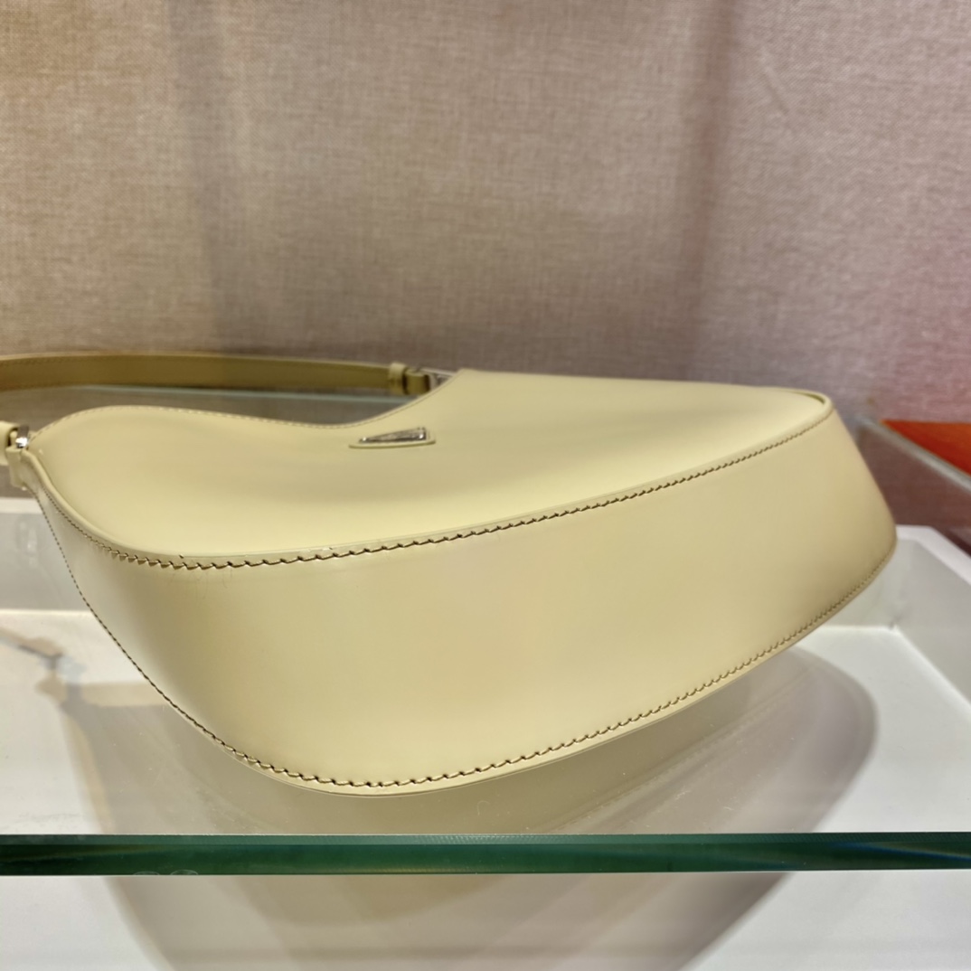 Prada Cleo brushed leather shoulder bag