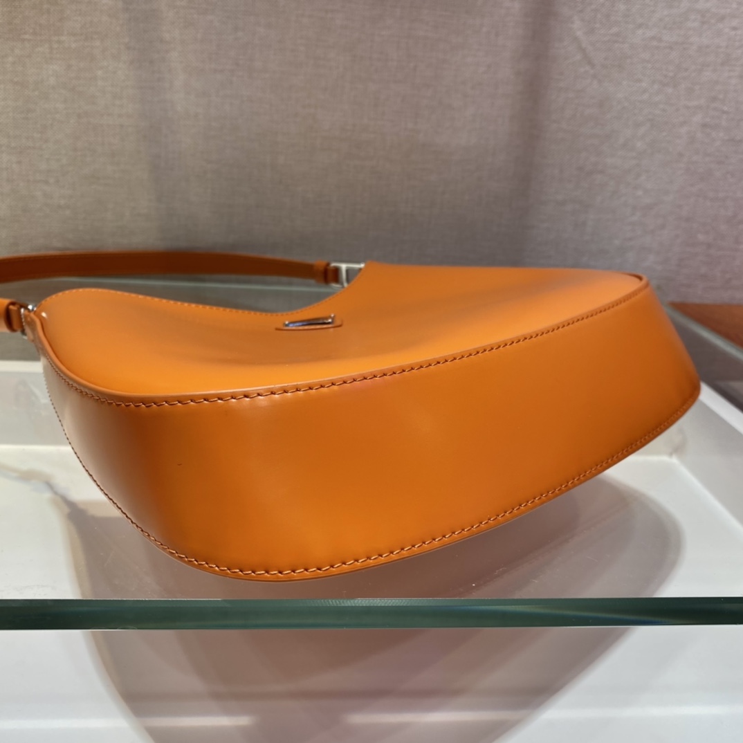 Prada Cleo brushed leather shoulder bag