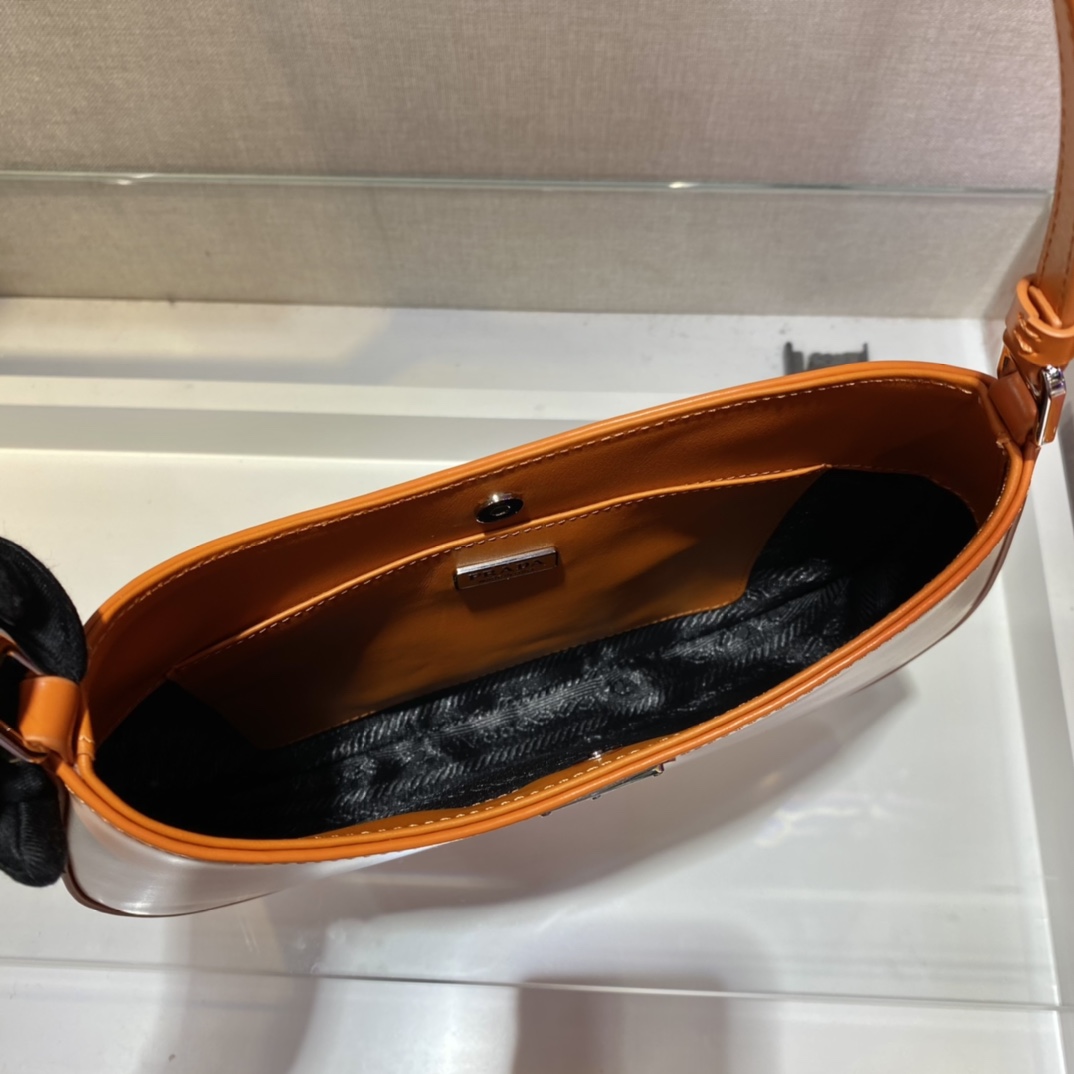 Prada Cleo brushed leather shoulder bag