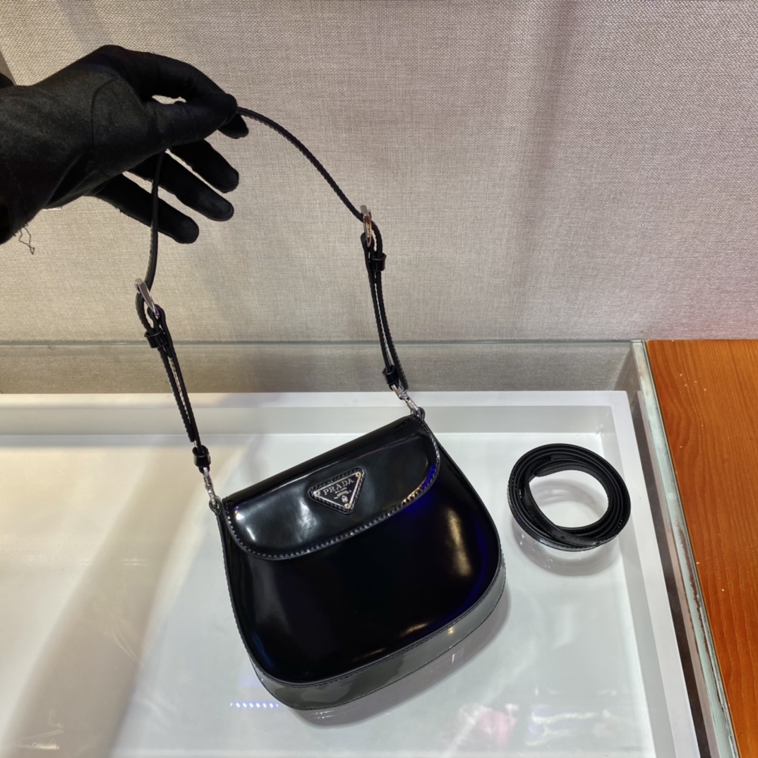 Prada Cleo brushed leather mini bag