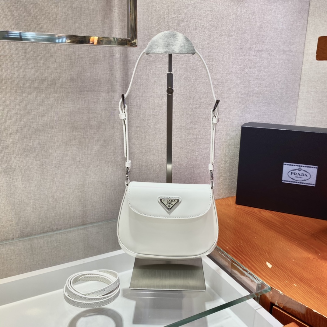 Prada Cleo brushed leather mini bag
