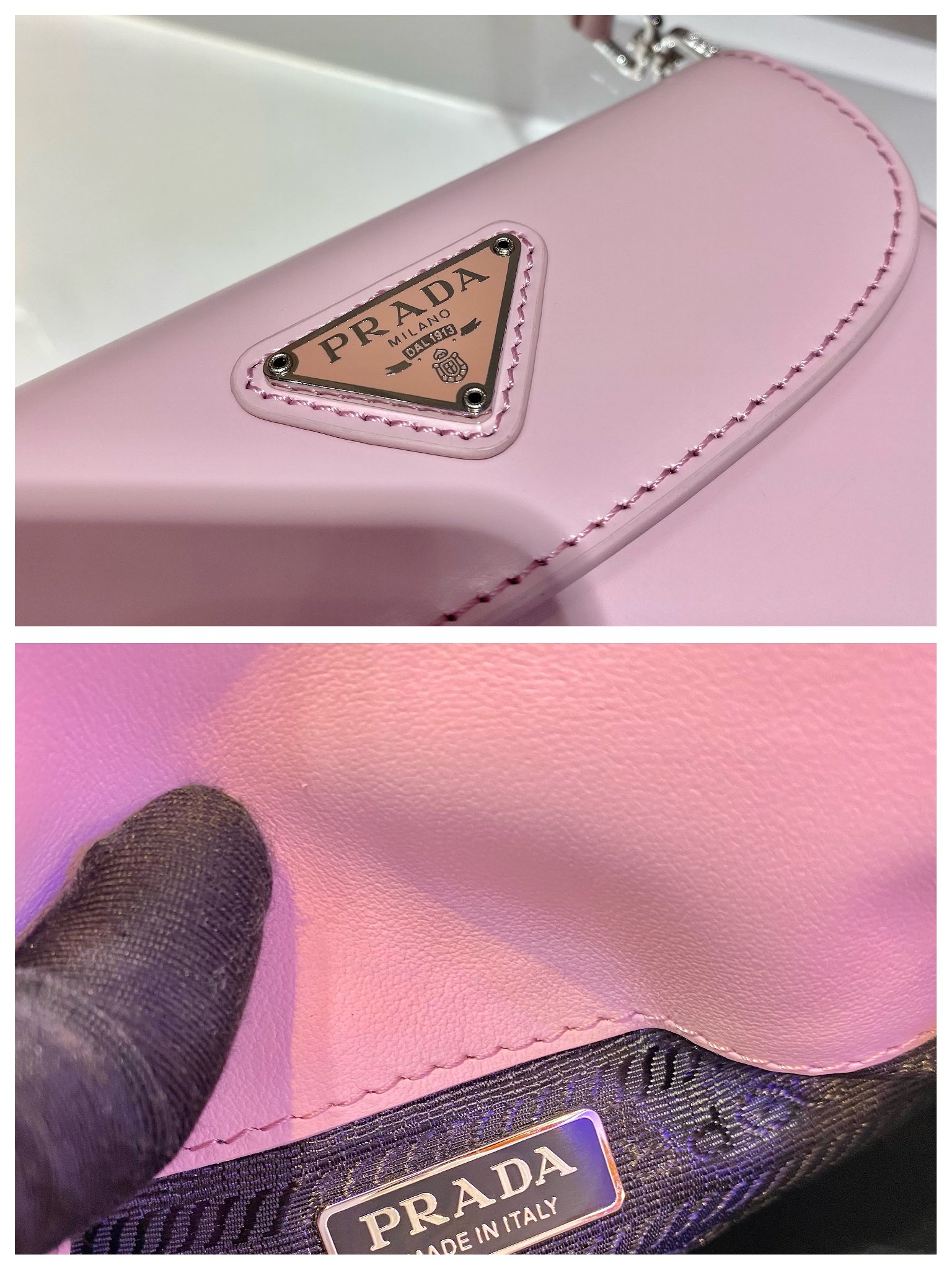 Prada Cleo brushed leather mini bag