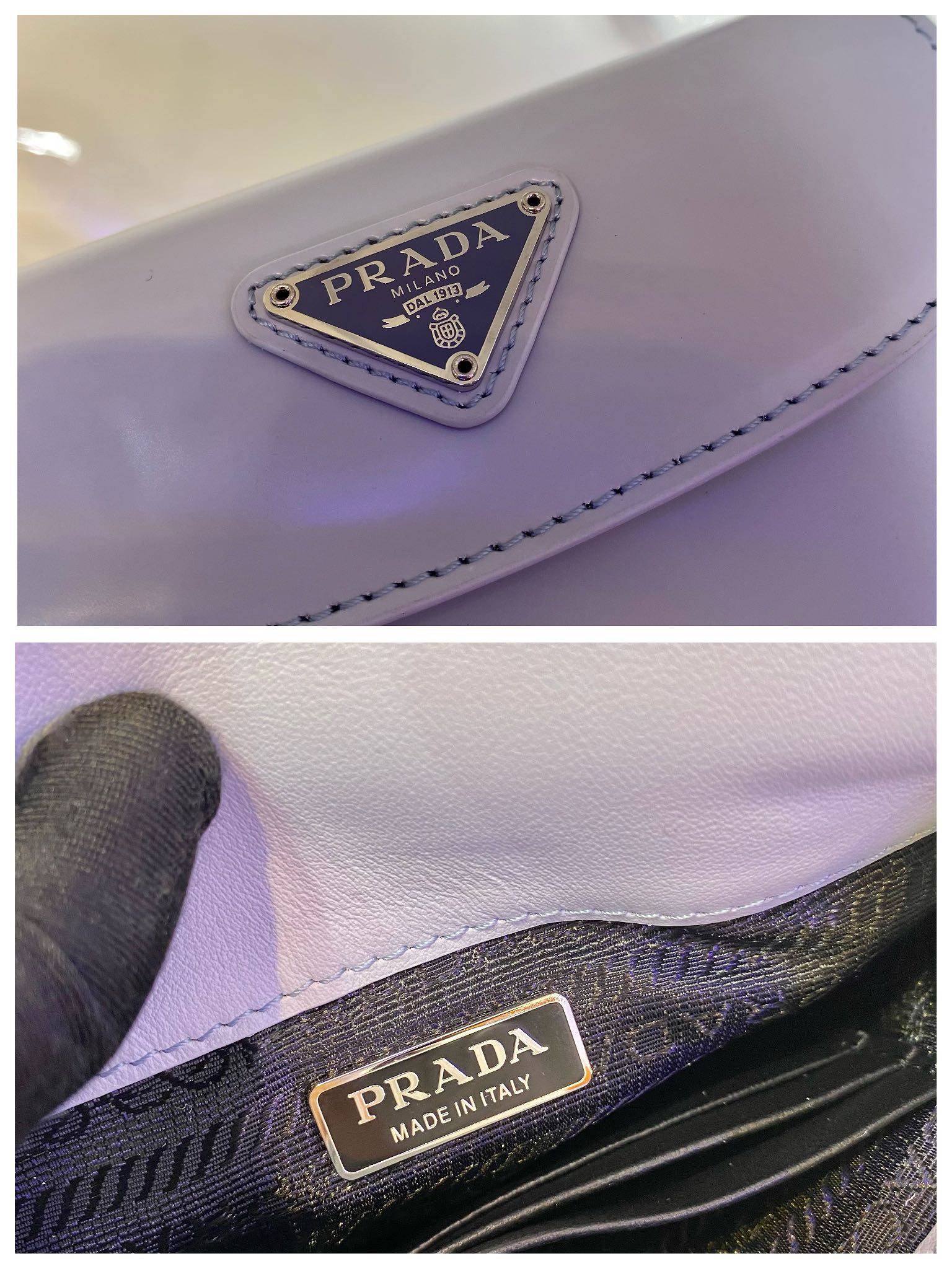 Prada Cleo brushed leather mini bag