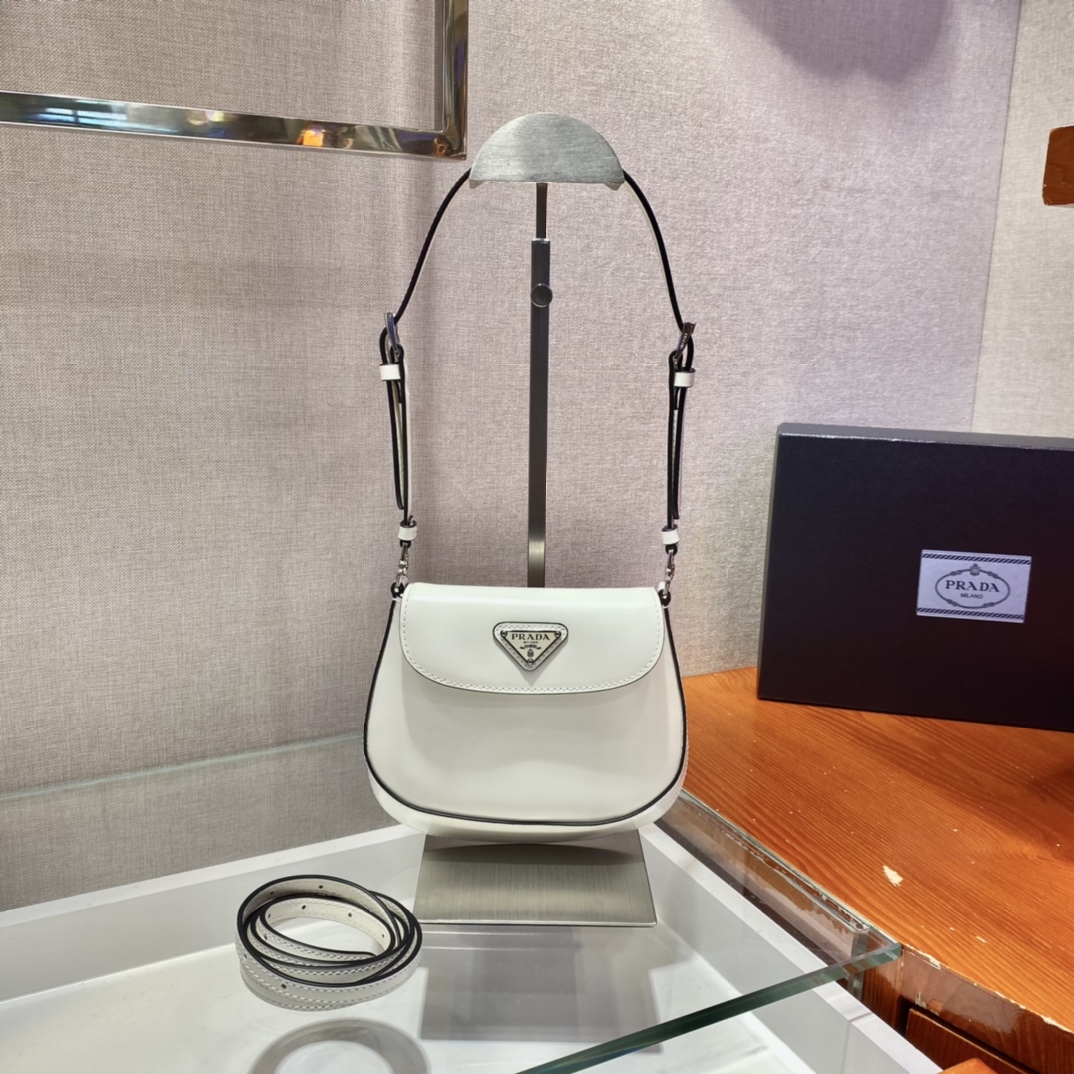 Prada Cleo brushed leather mini bag