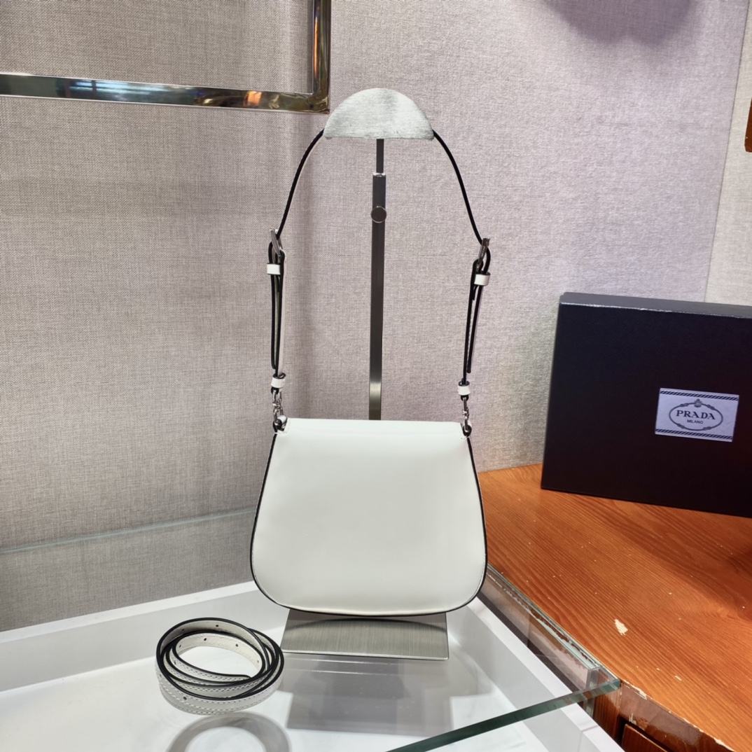 Prada Cleo brushed leather mini bag