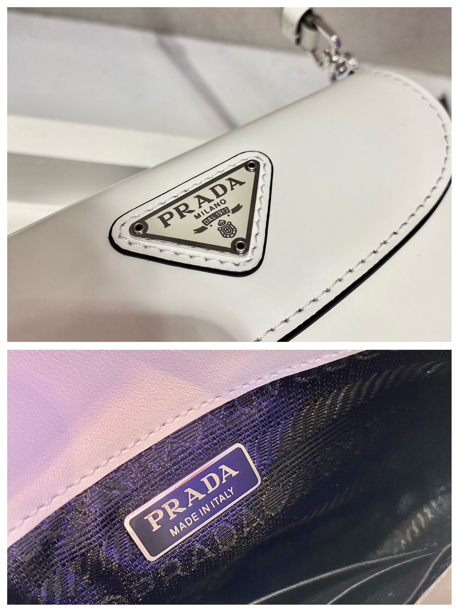 Prada Cleo brushed leather mini bag