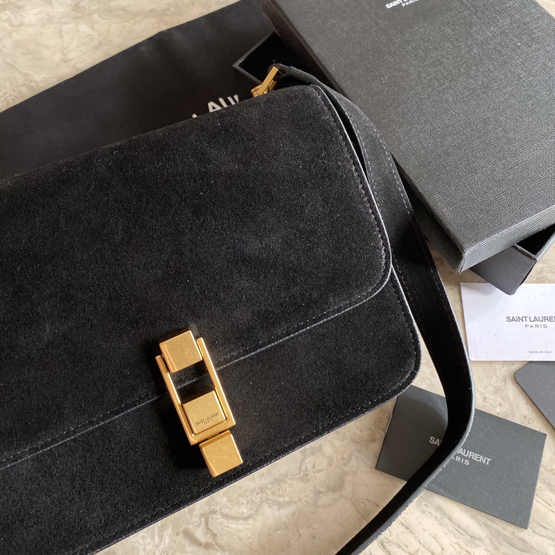 LE CARRÉ SATCHEL  SAINT LAURENT LEATHER