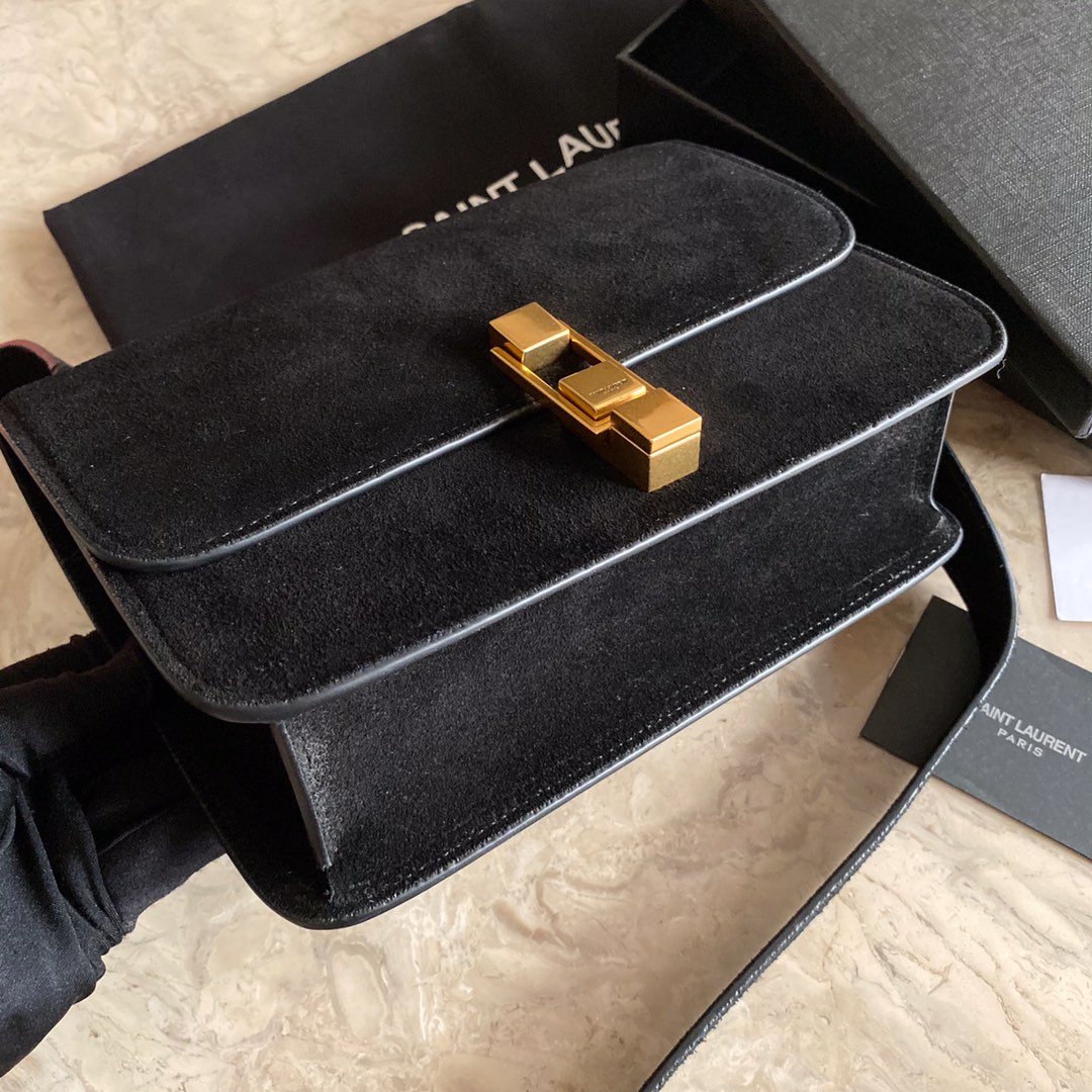 LE CARRÉ SATCHEL  SAINT LAURENT LEATHER