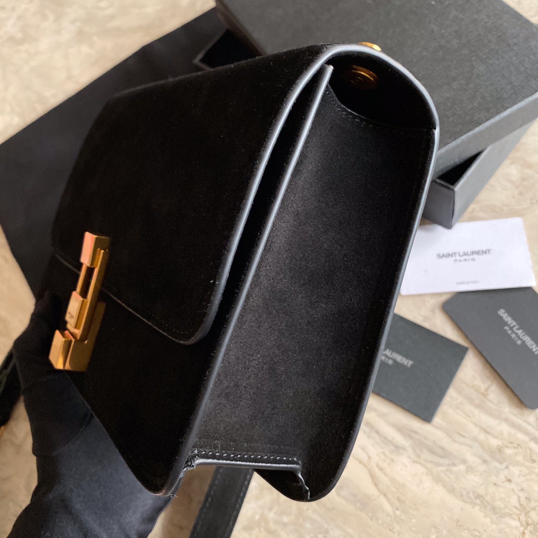 LE CARRÉ SATCHEL  SAINT LAURENT LEATHER