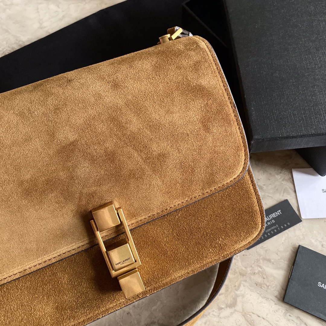 LE CARRÉ SATCHEL  SAINT LAURENT LEATHER