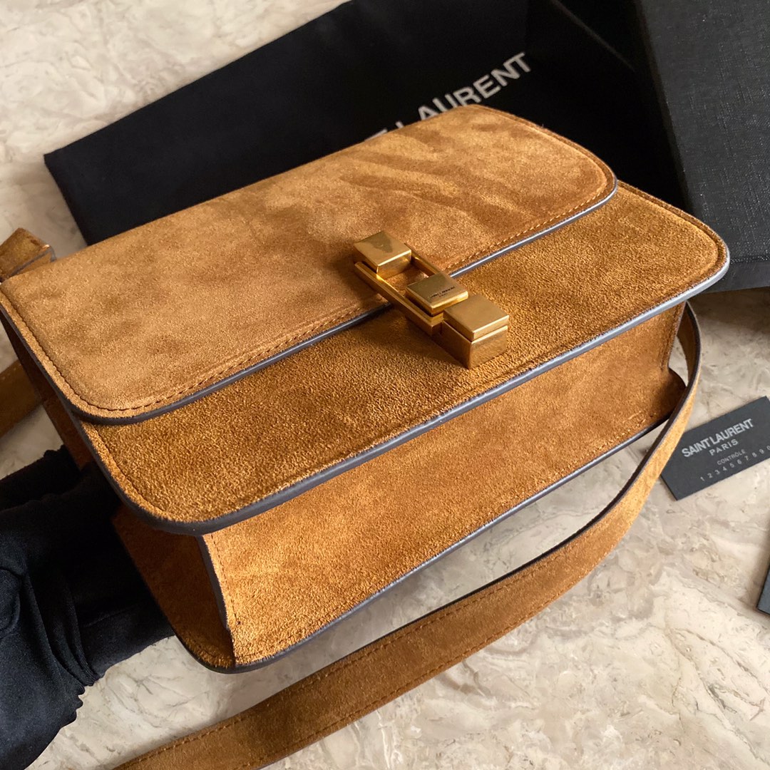 LE CARRÉ SATCHEL  SAINT LAURENT LEATHER