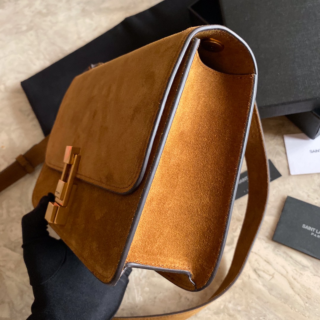 LE CARRÉ SATCHEL  SAINT LAURENT LEATHER