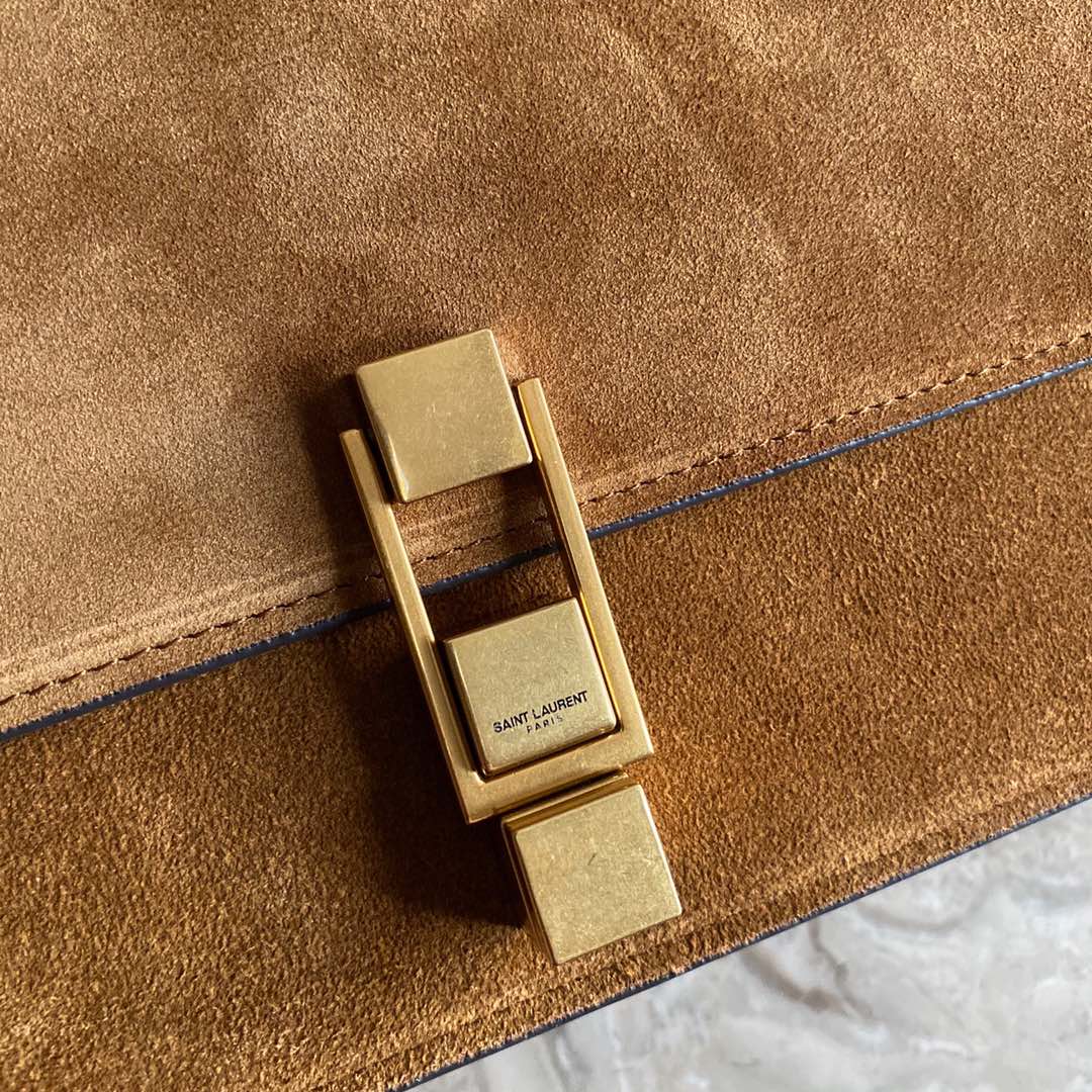LE CARRÉ SATCHEL  SAINT LAURENT LEATHER
