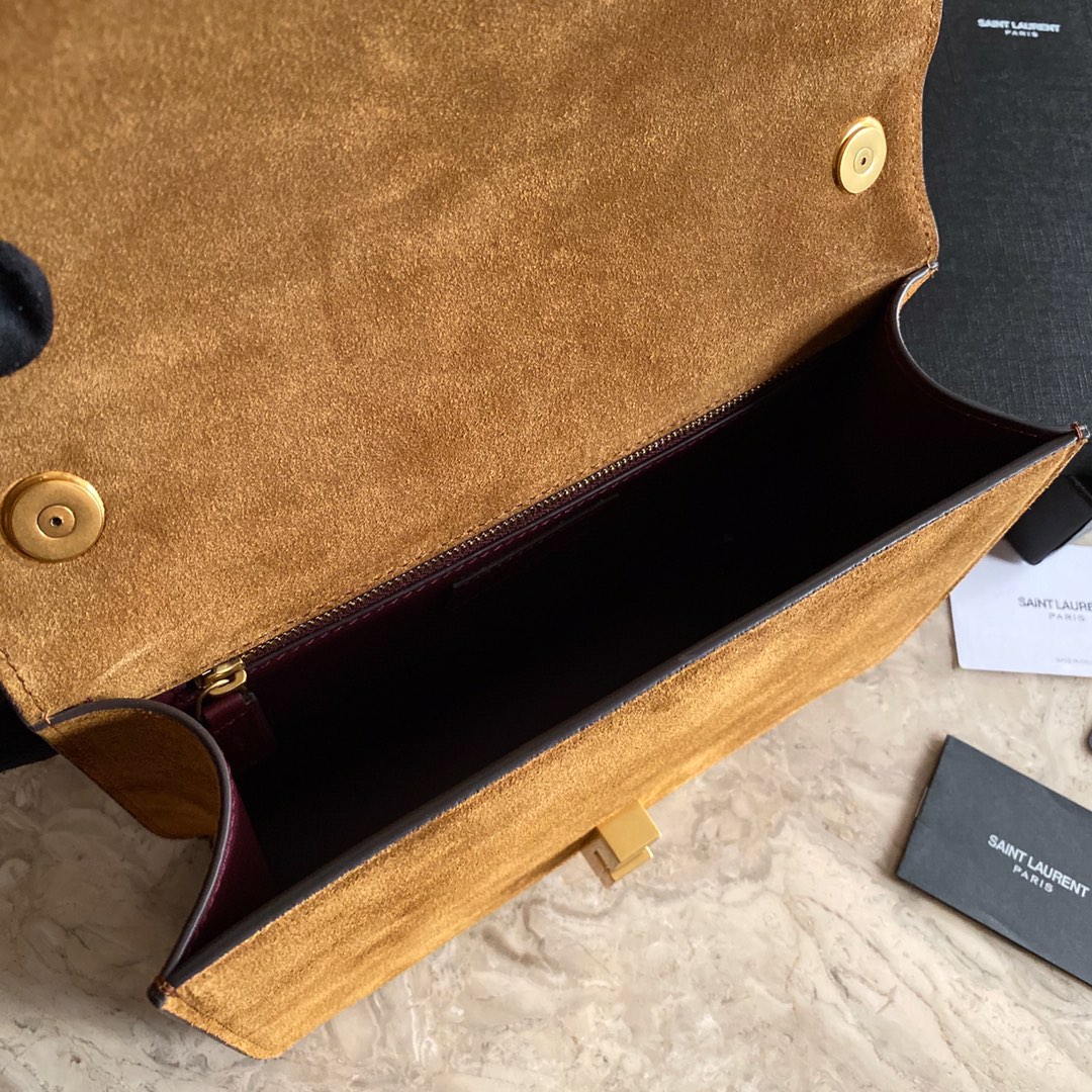LE CARRÉ SATCHEL  SAINT LAURENT LEATHER