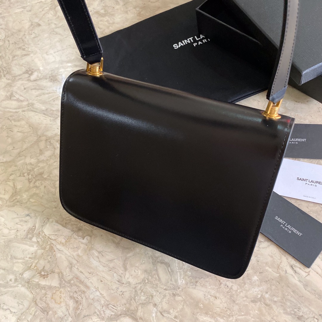 LE CARRE SATCHEL IN BOX SAINT LAURENT LEATHER
