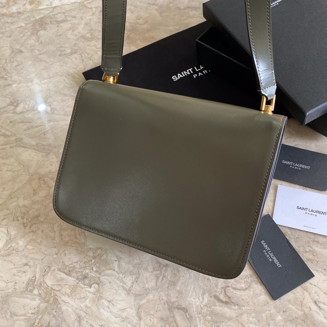 LE CARRE SATCHEL IN BOX SAINT LAURENT LEATHER