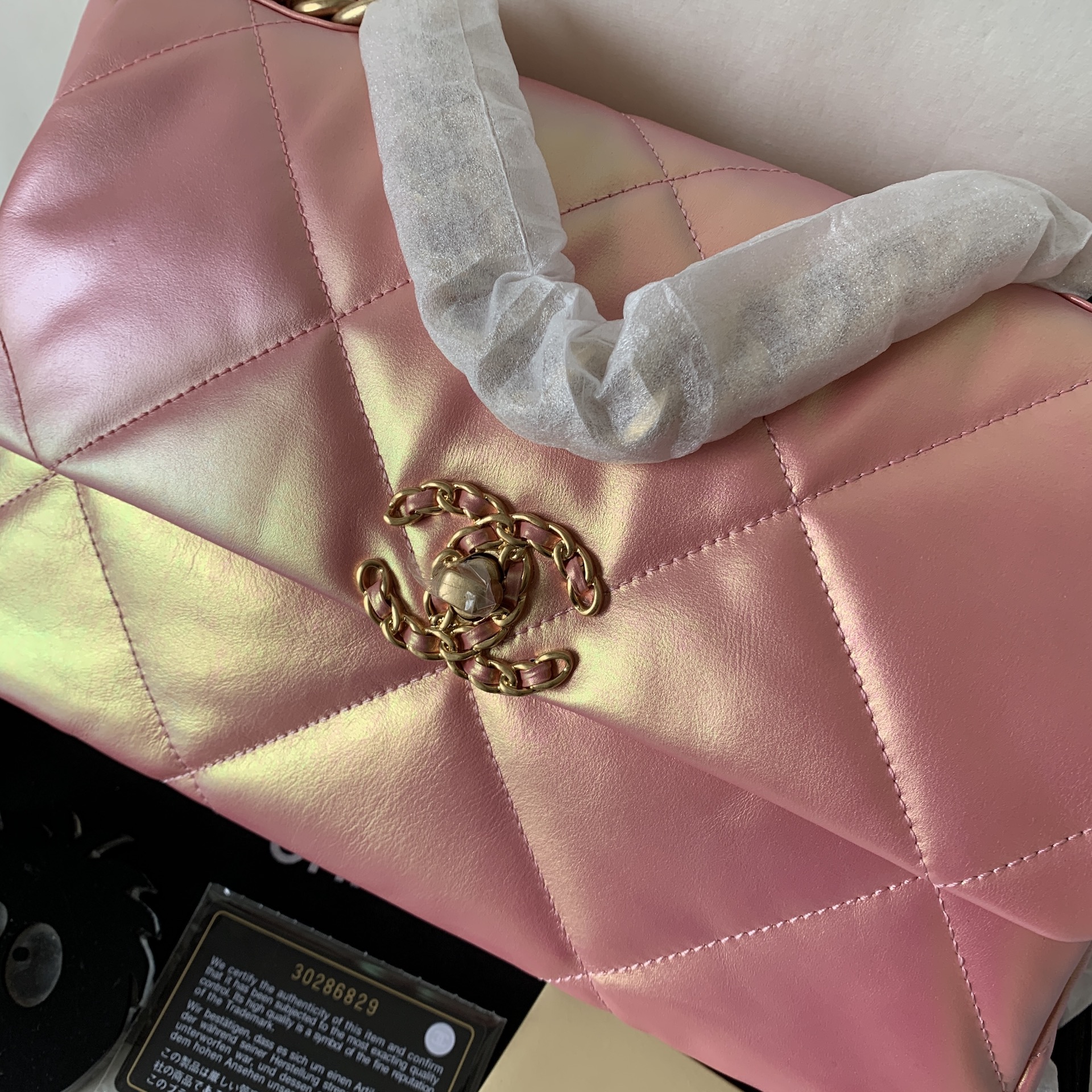 AS1161 chanel 19 large flap bag, CHANEL HANDBAGS