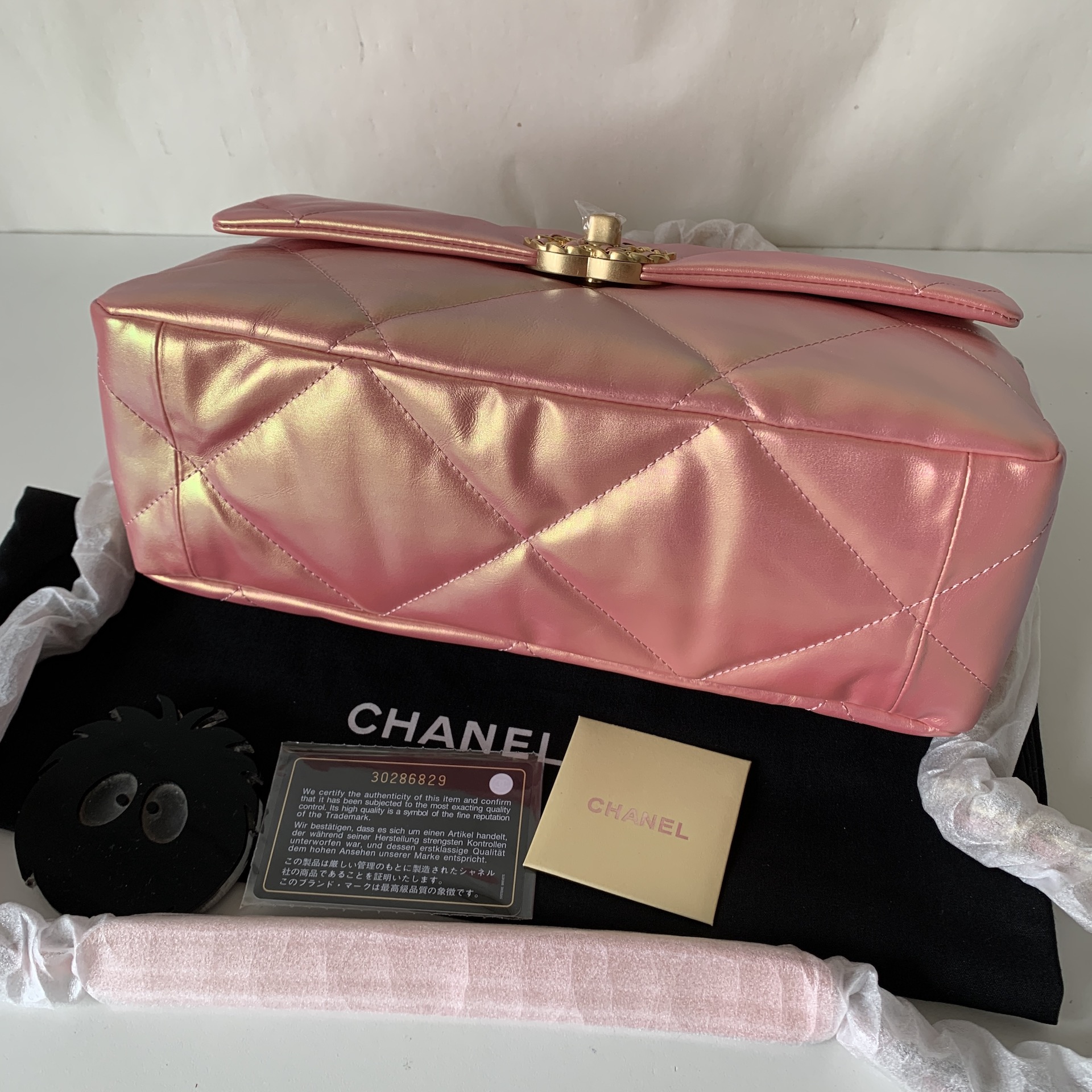 AS1161 chanel 19 large flap bag, CHANEL HANDBAGS