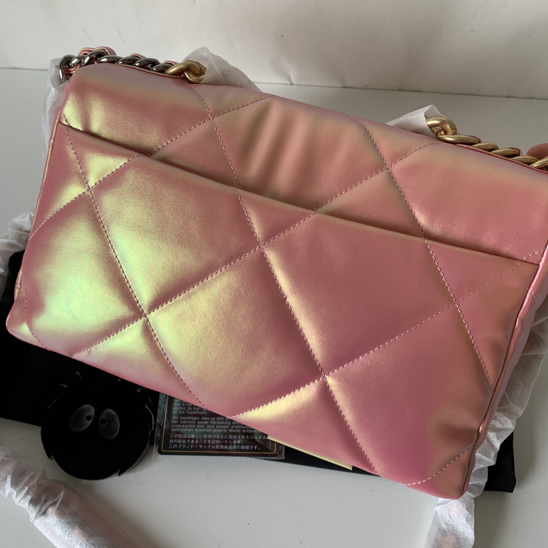 AS1161 chanel 19 large flap bag, CHANEL HANDBAGS