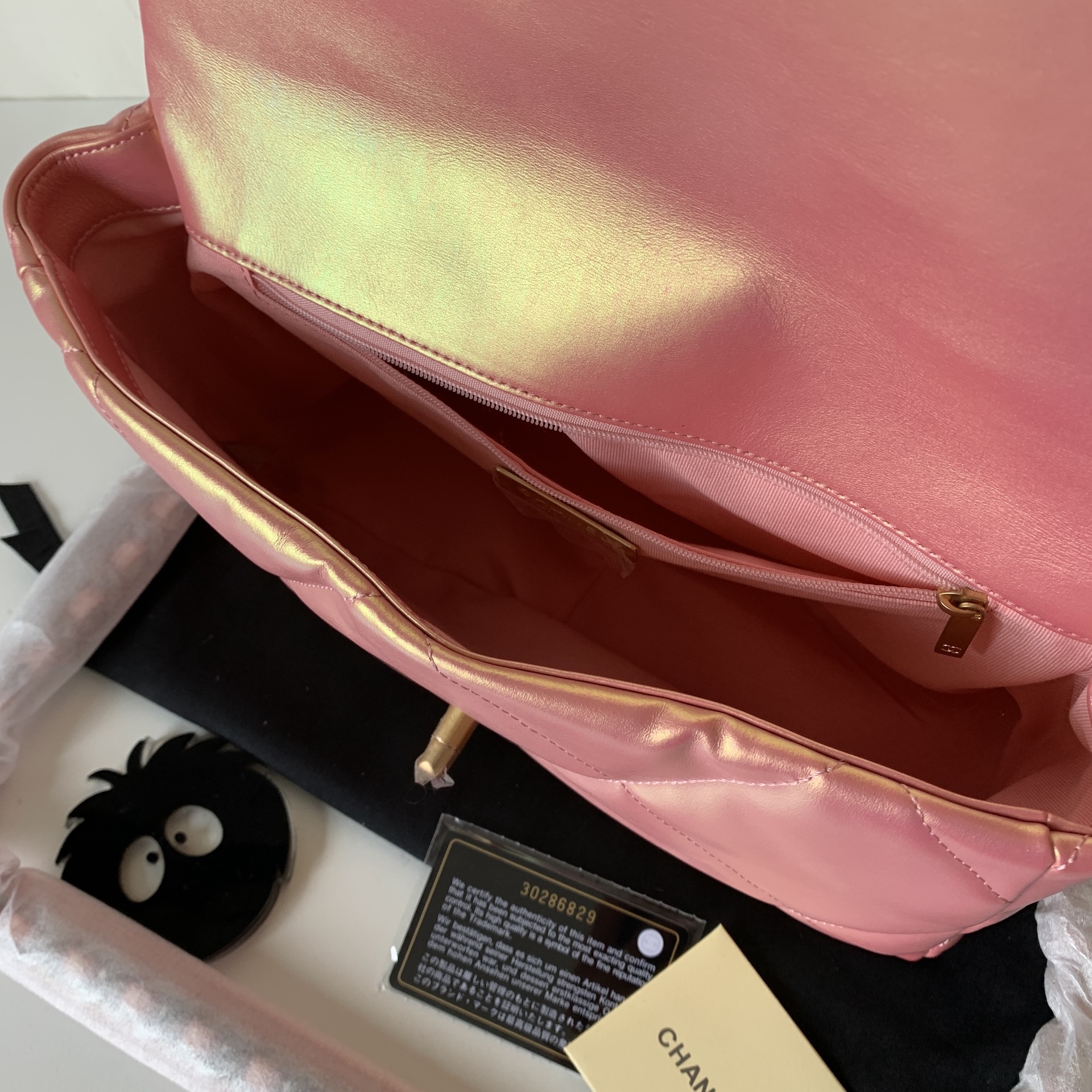 AS1161 chanel 19 large flap bag, CHANEL HANDBAGS