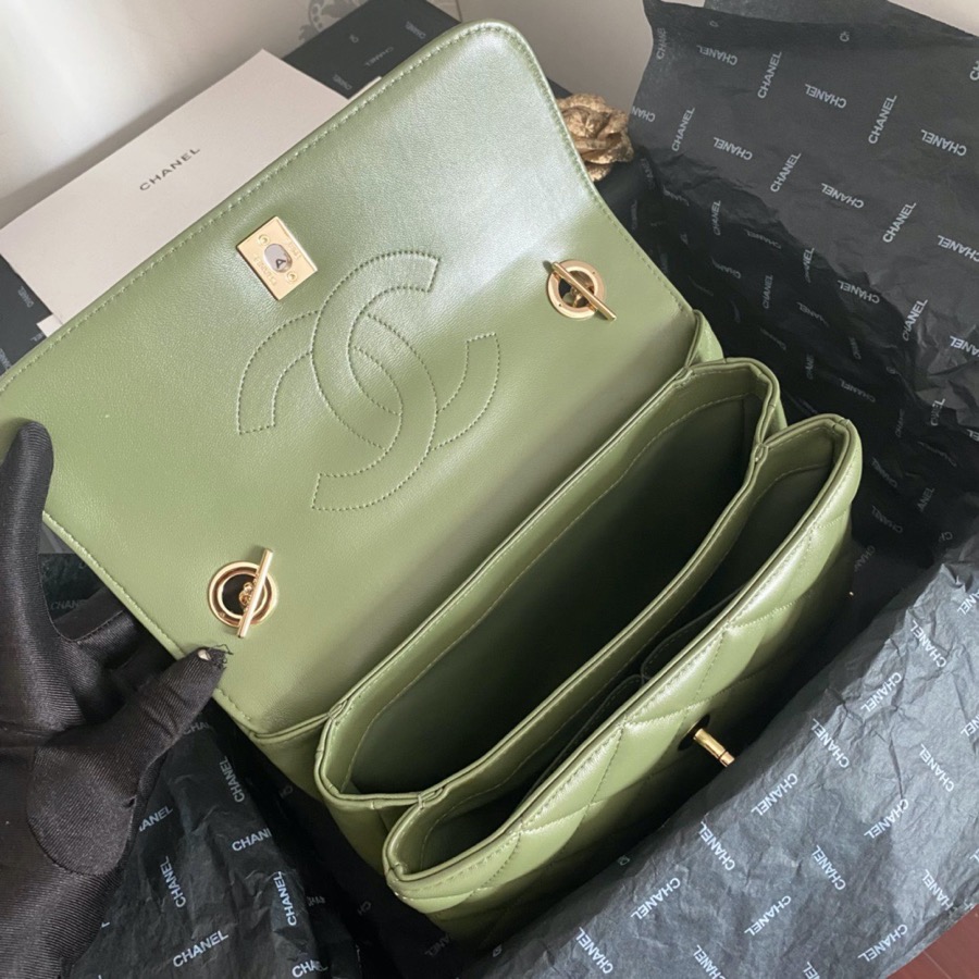 A92236, Small Flap Bag with Top Handle