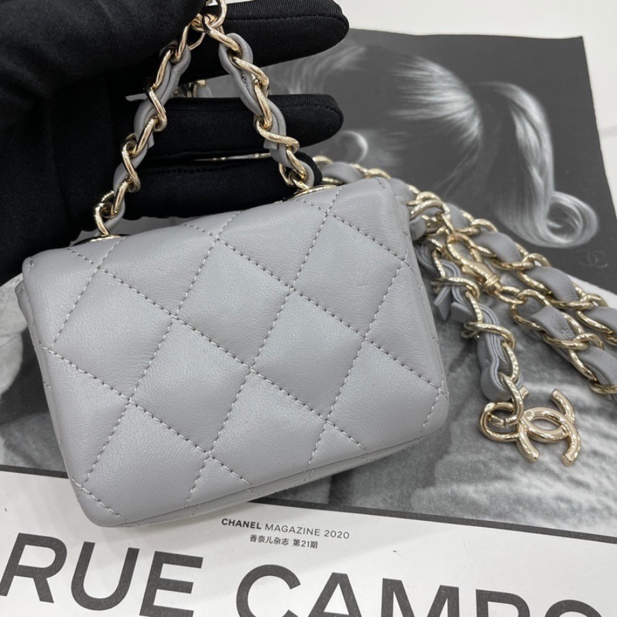 FLAP COIN PURSE WITH CHAIN