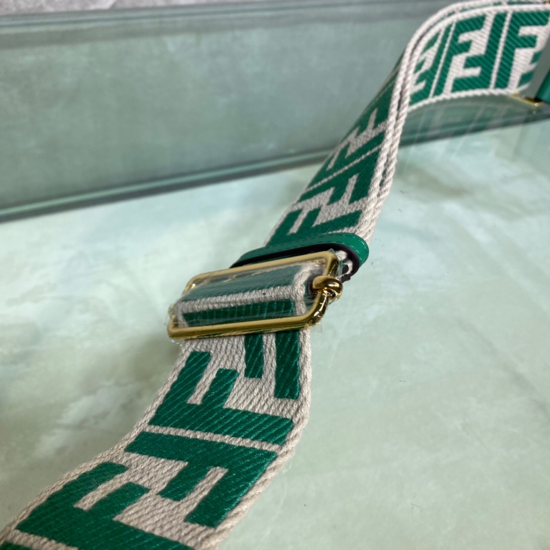 STRAP YOU, Beige ribbon shoulder strap, FENDI BAG ACCESSOIRES