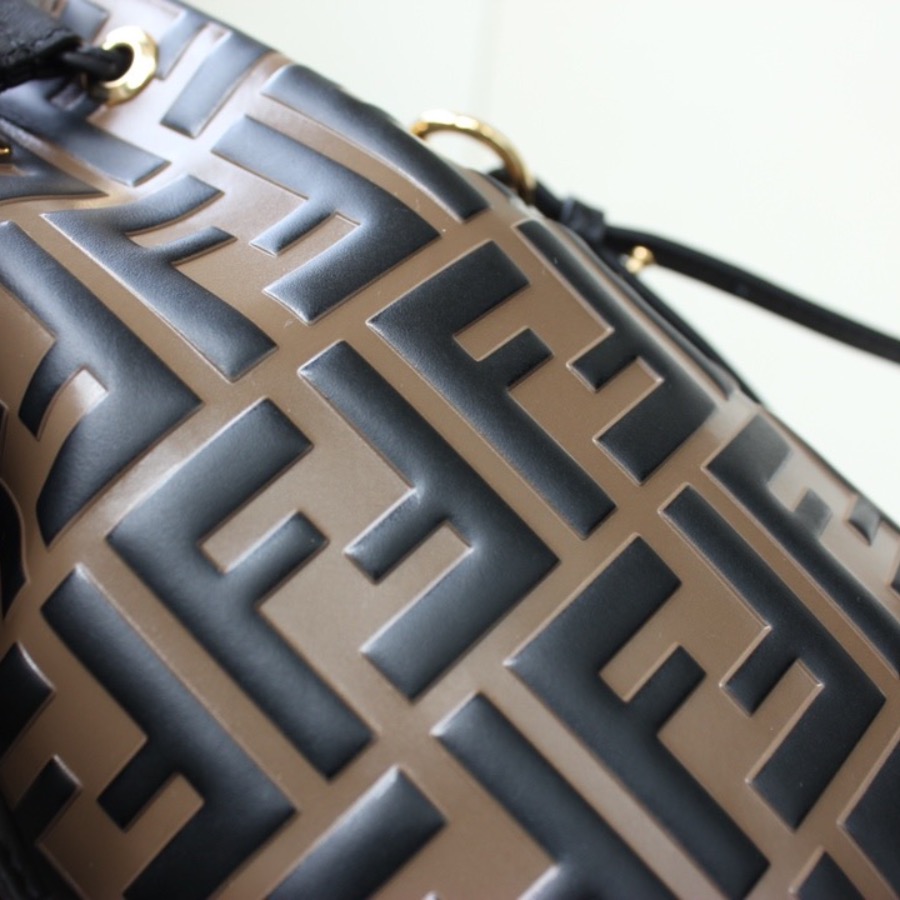 MON TRESOR, Fendi Brown leather mini-bag