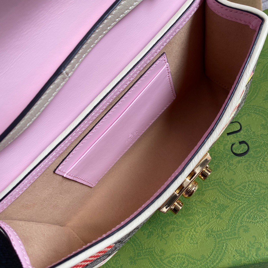 652683 Gucci Les Pommes Padlock mini bag