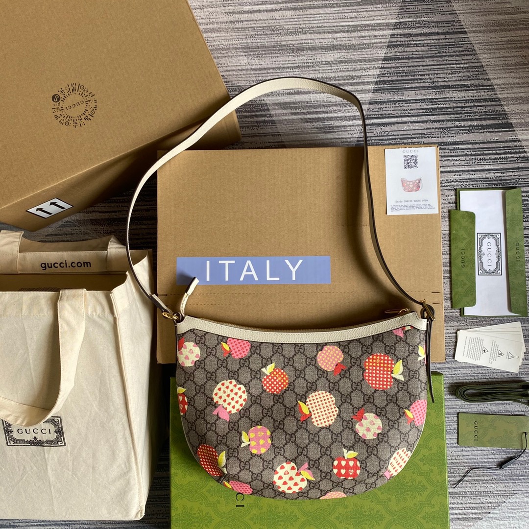 ‎598125 Gucci Les Pommes Ophidia small bag