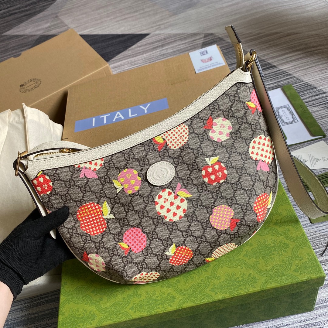 ‎598125 Gucci Les Pommes Ophidia small bag